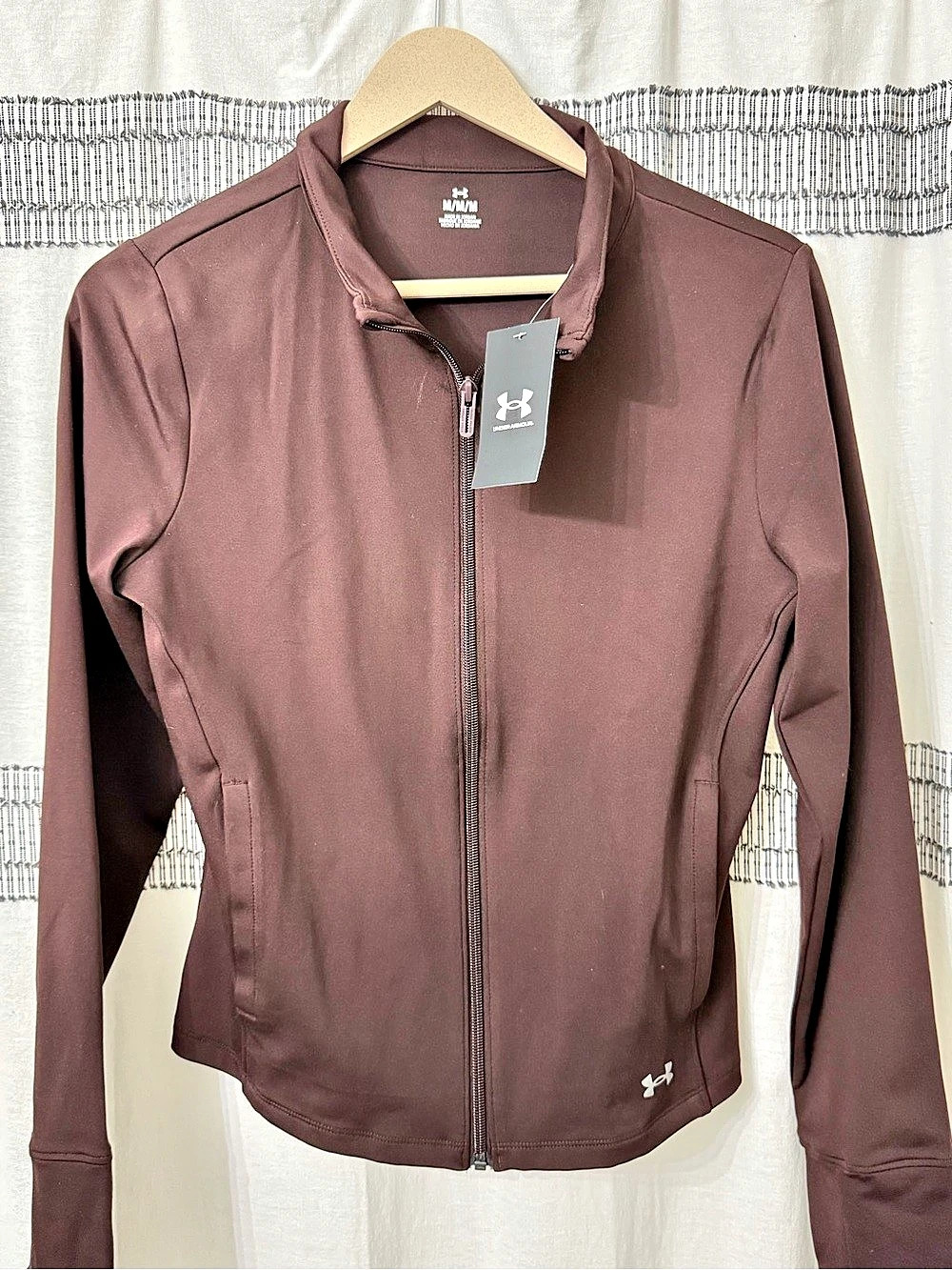UA Movement Full Zip Jacket Full Zip Jacket Brown Size Medium NWT